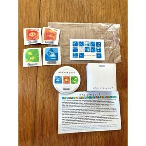 RARE Nintendo Employee Promo Marketing Items Who Are You? 2000s Y2k